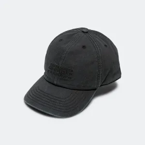 Numeric Signature Cap - Washed Black