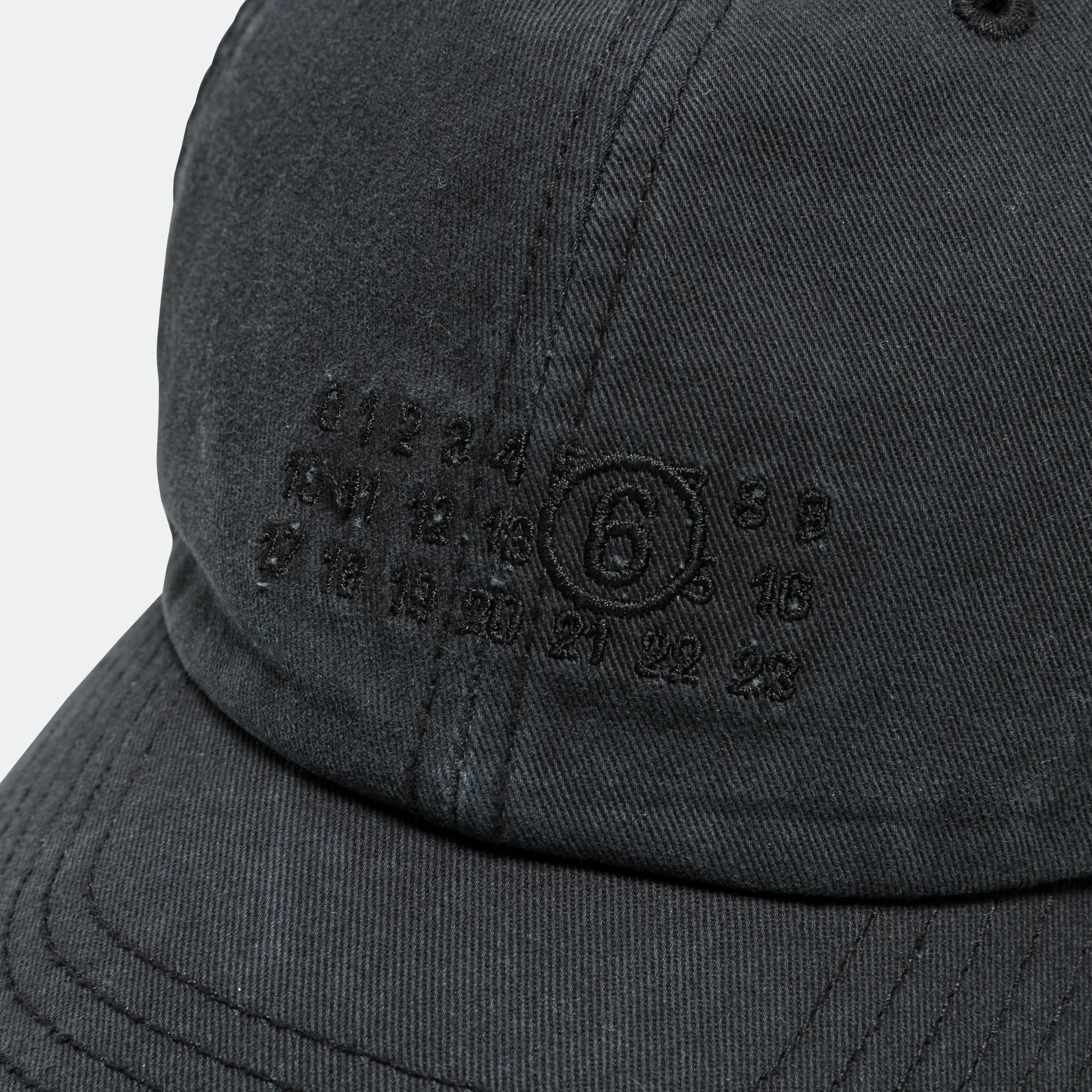 Numeric Signature Cap - Washed Black