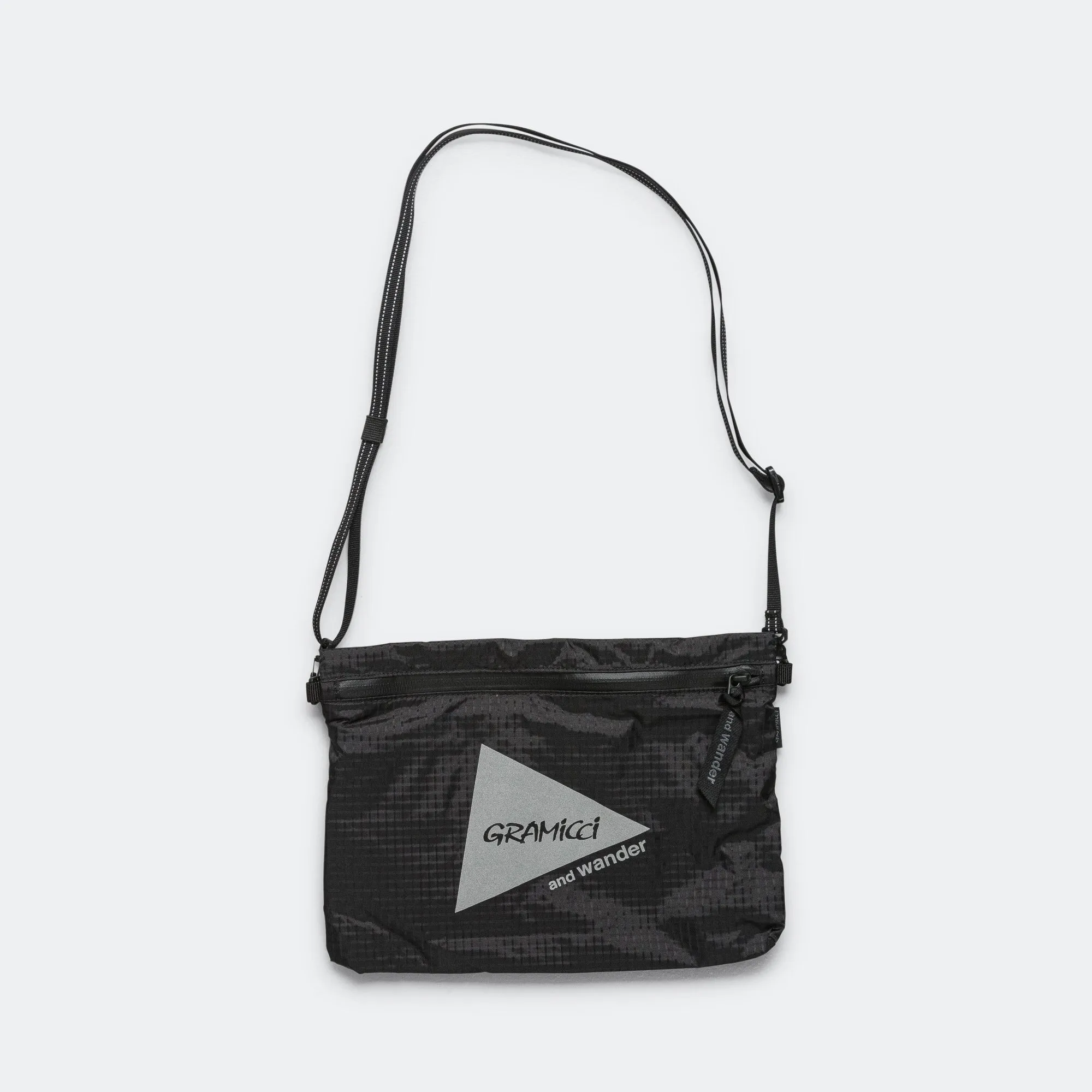 Nylon Sacoche x and wander - Black