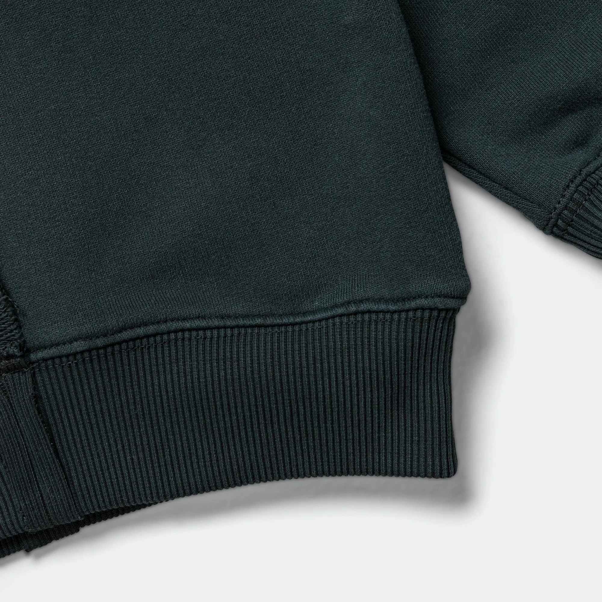 Panelled Crewneck Numbers Motif - Navy