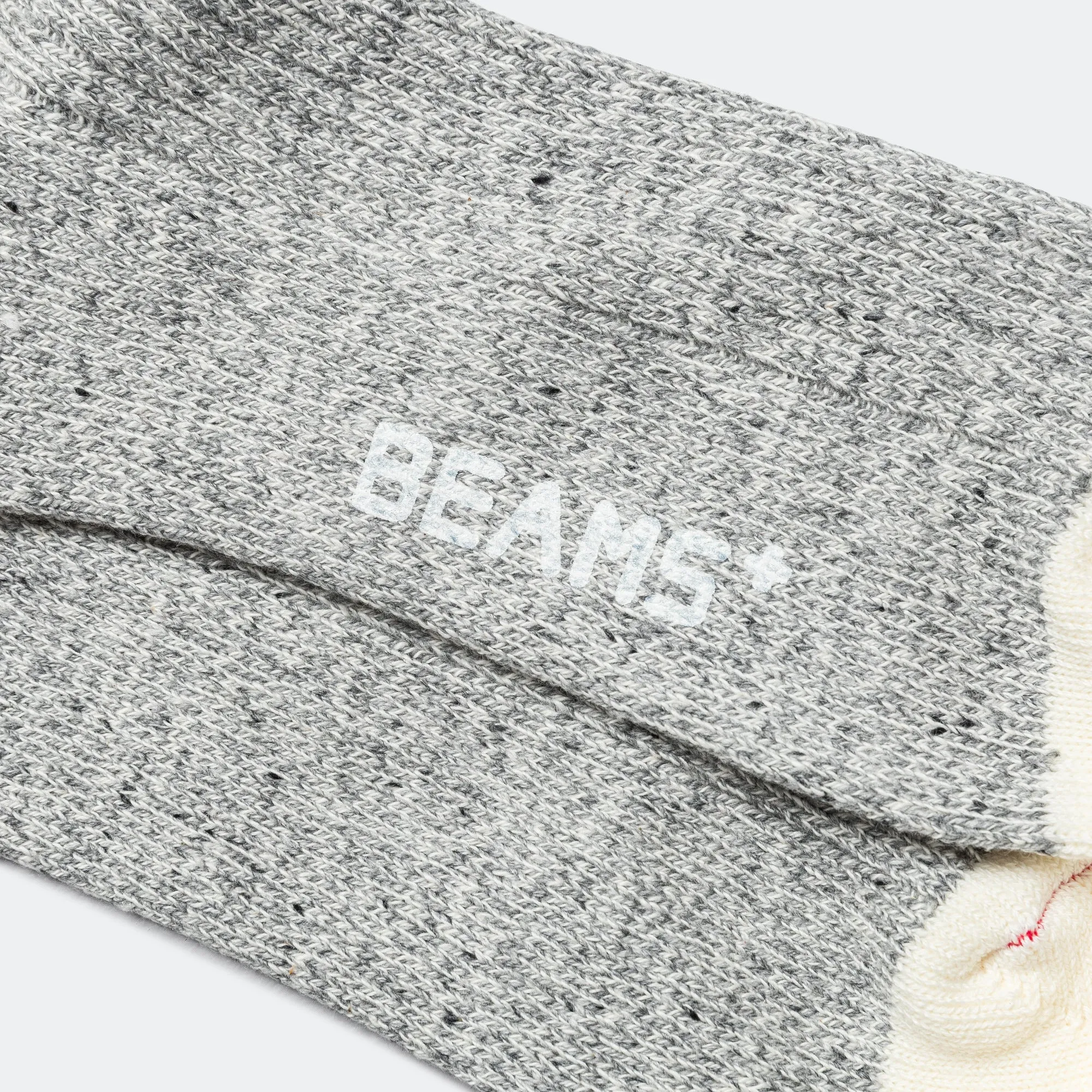 Rag Socks 1/4 - Grey/Red