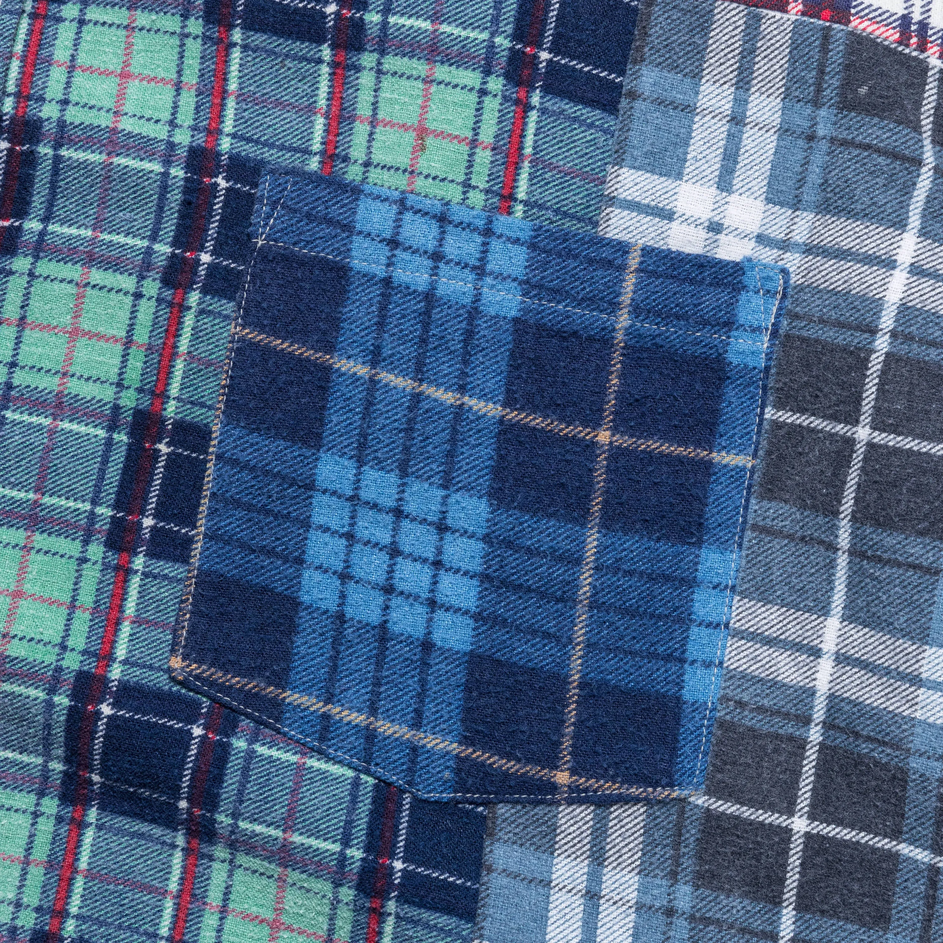 Rebuild Flannel Straight Hem Shirt SS25 - X-Large #1
