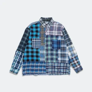 Rebuild Flannel Straight Hem Shirt SS25 - X-Large #1