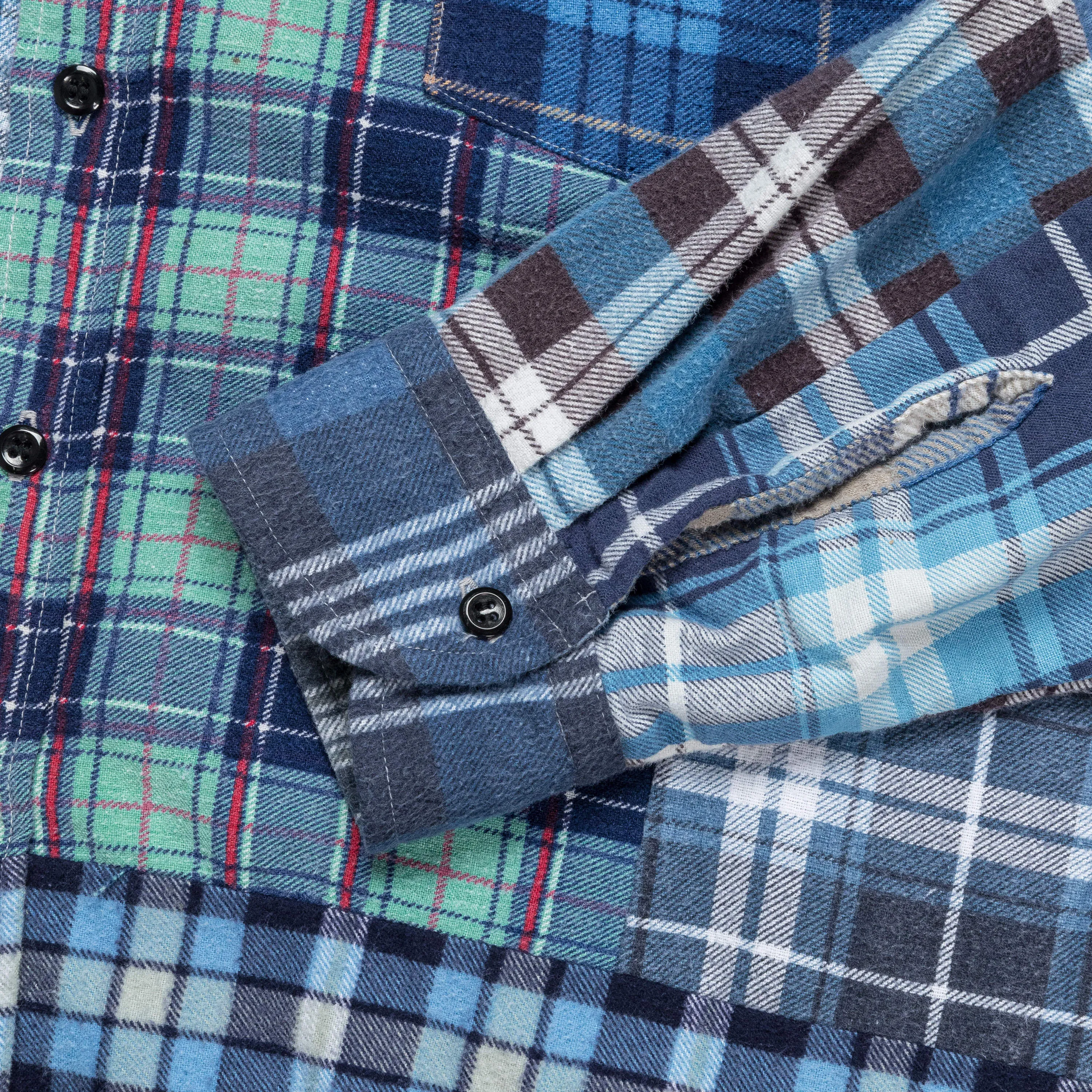Rebuild Flannel Straight Hem Shirt SS25 - X-Large #1