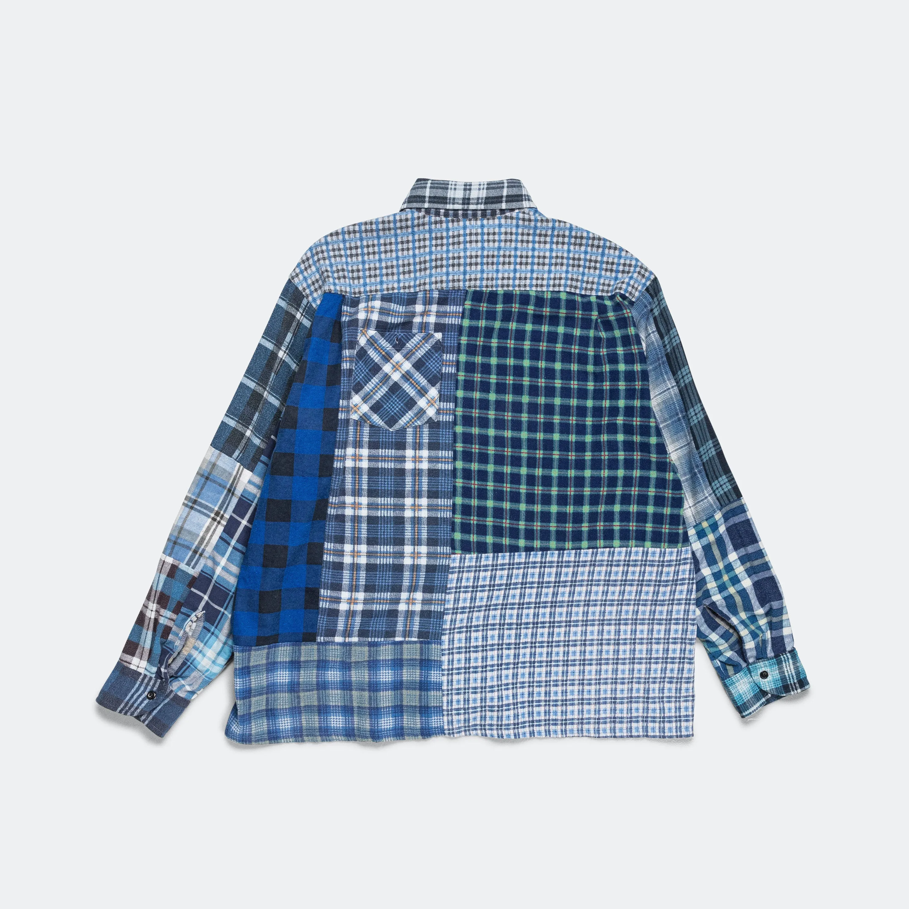 Rebuild Flannel Straight Hem Shirt SS25 - X-Large #1