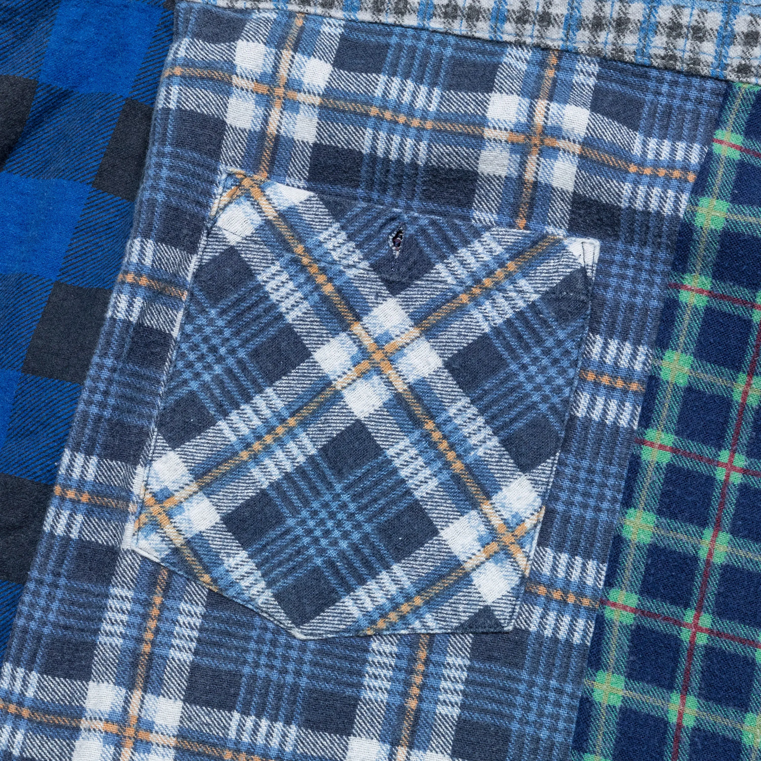 Rebuild Flannel Straight Hem Shirt SS25 - X-Large #1