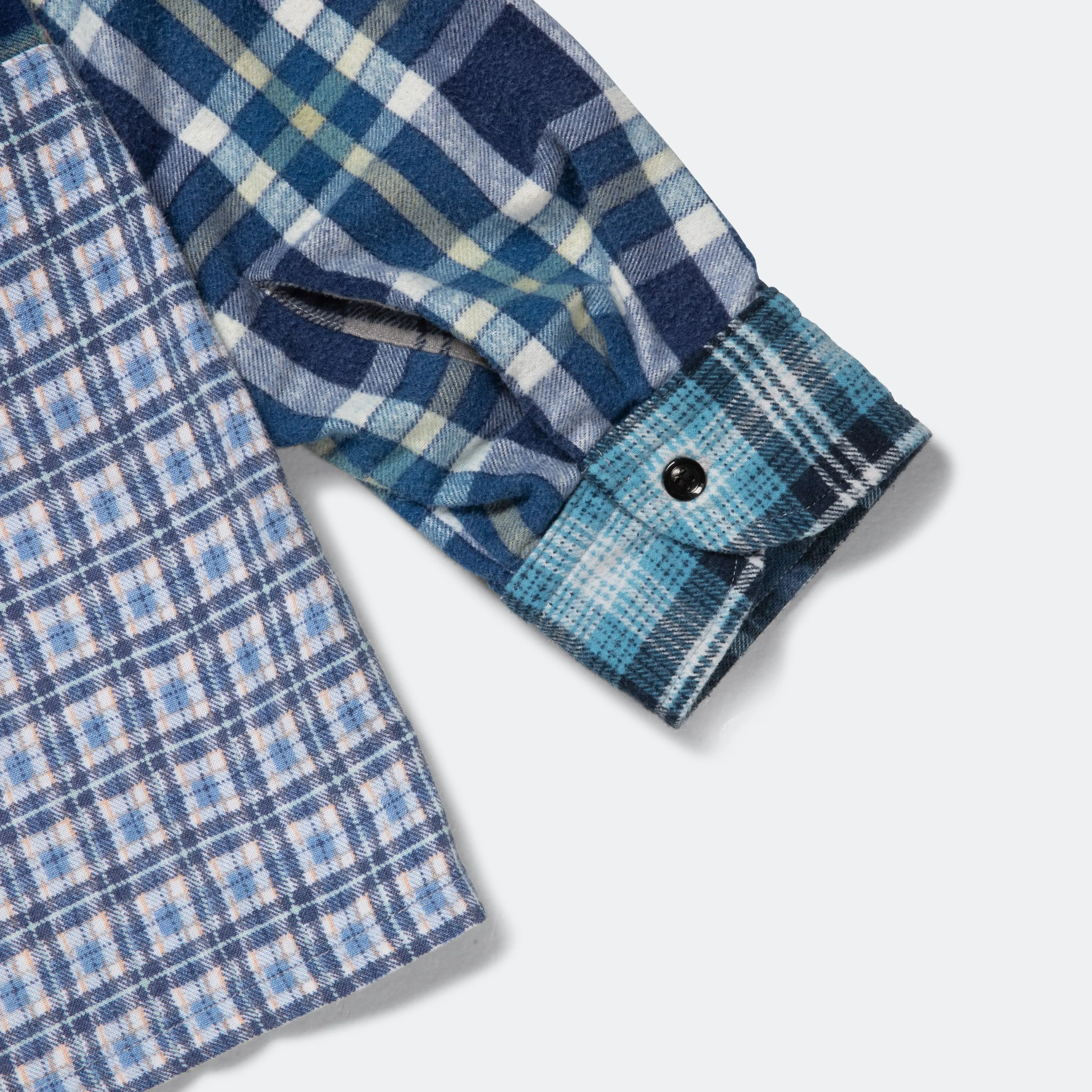 Rebuild Flannel Straight Hem Shirt SS25 - X-Large #1