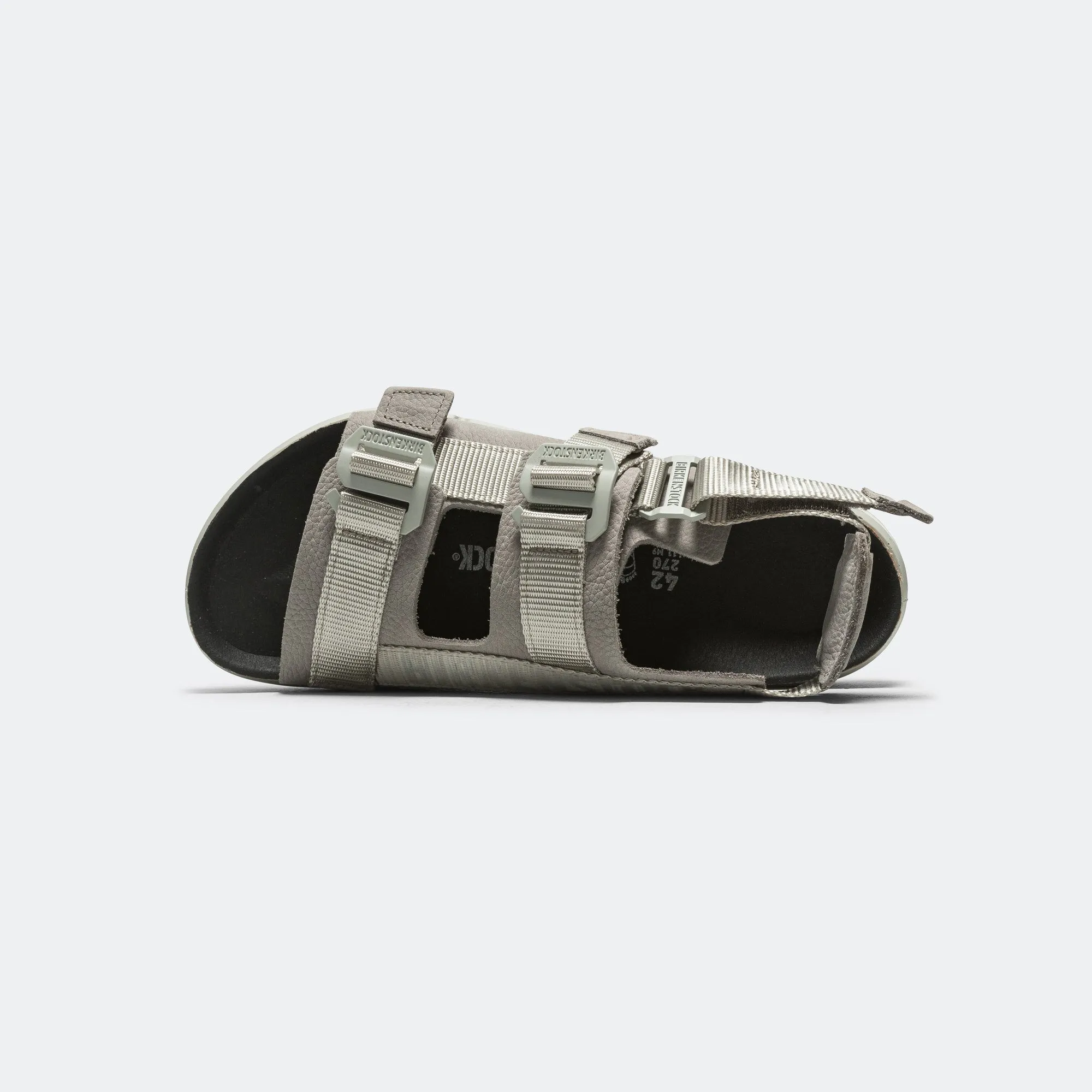 Shinjuku - Mineral Grey Nubuck Leather/textile