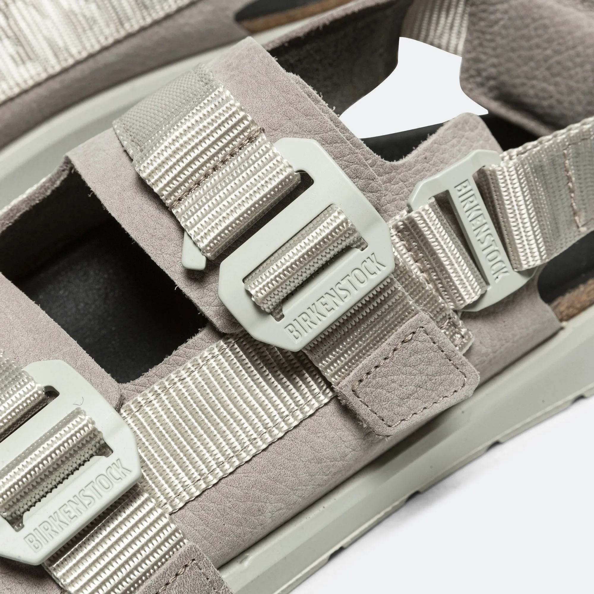 Shinjuku - Mineral Grey Nubuck Leather/textile