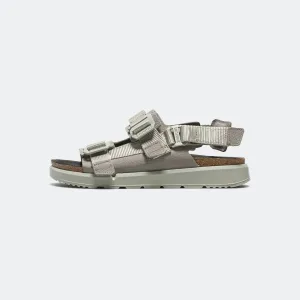 Shinjuku - Mineral Grey Nubuck Leather/textile