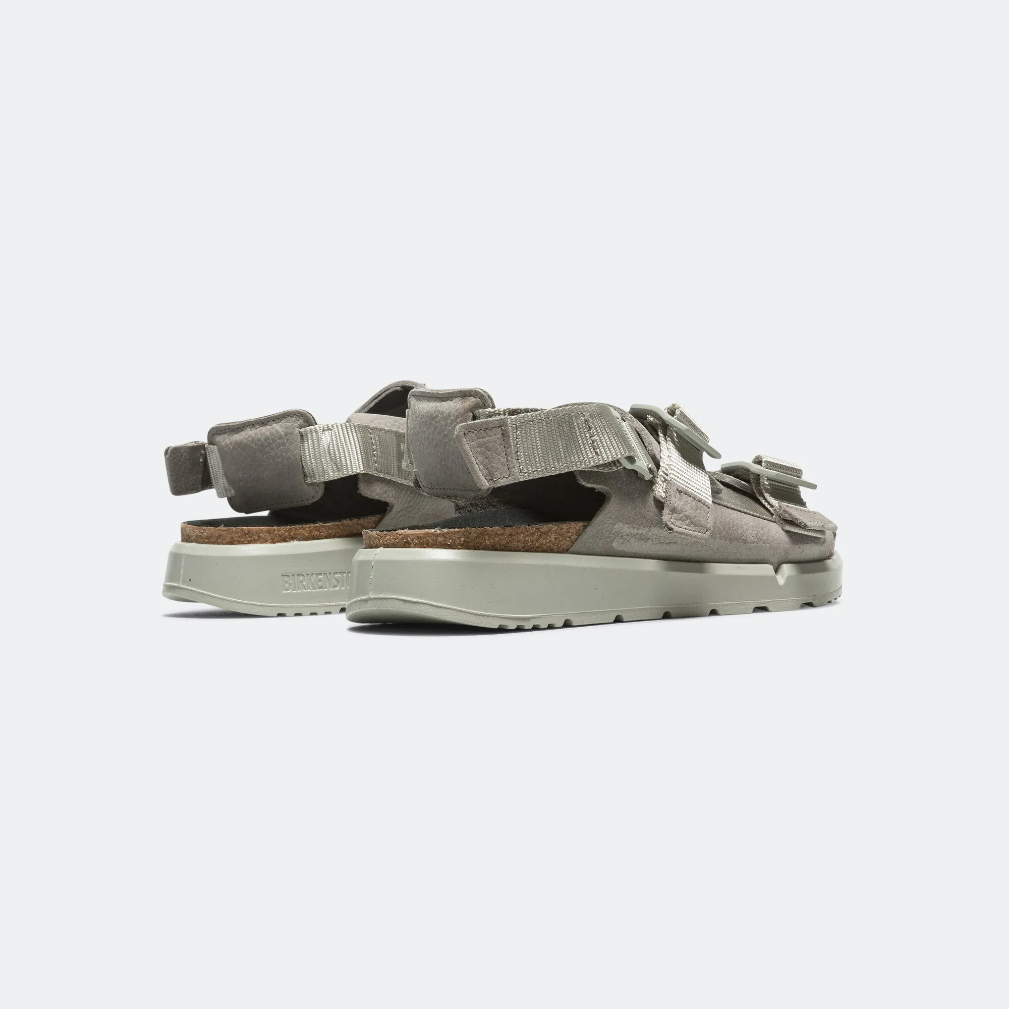 Shinjuku - Mineral Grey Nubuck Leather/textile