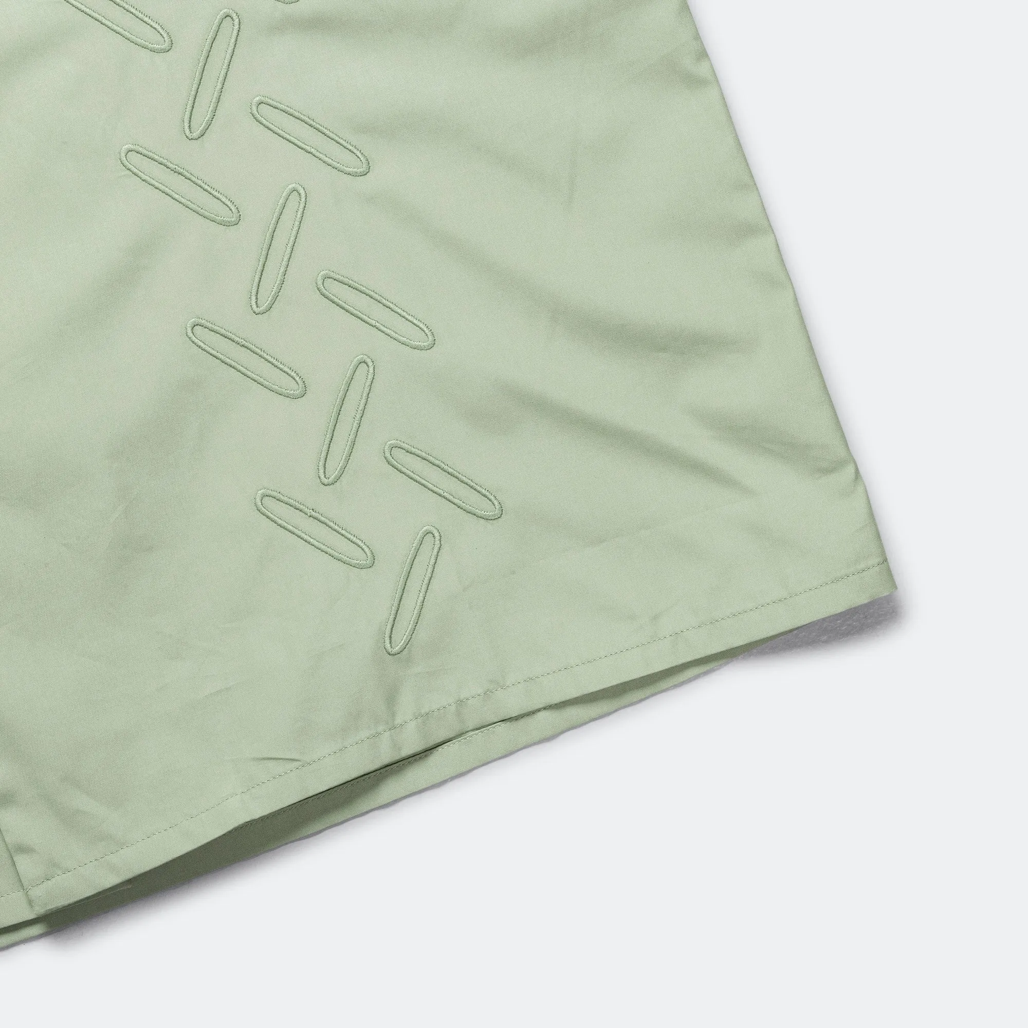 Short Sleeve Pattern Cotton Shirt - Linden