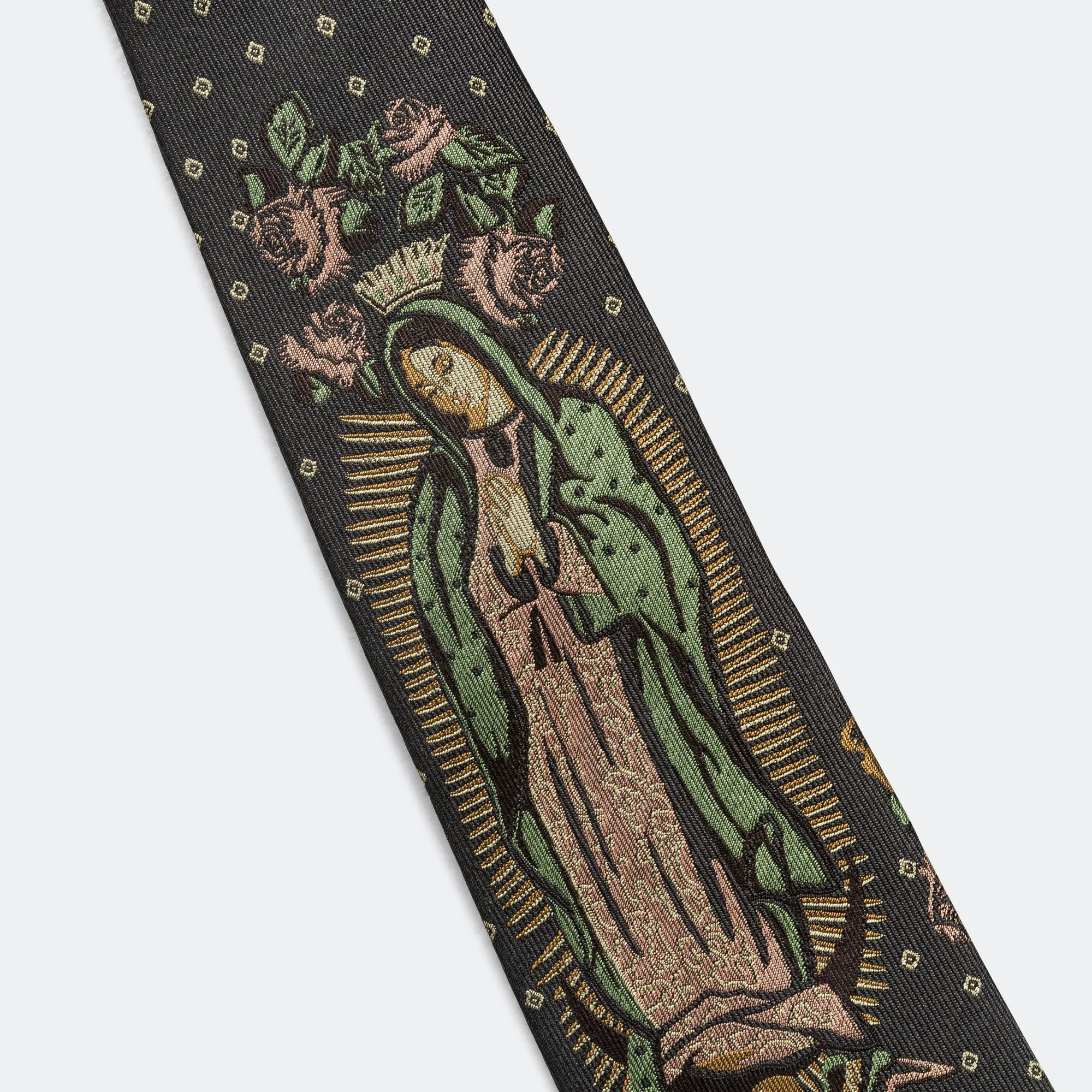 Silk Twill MARIA Tie - Black