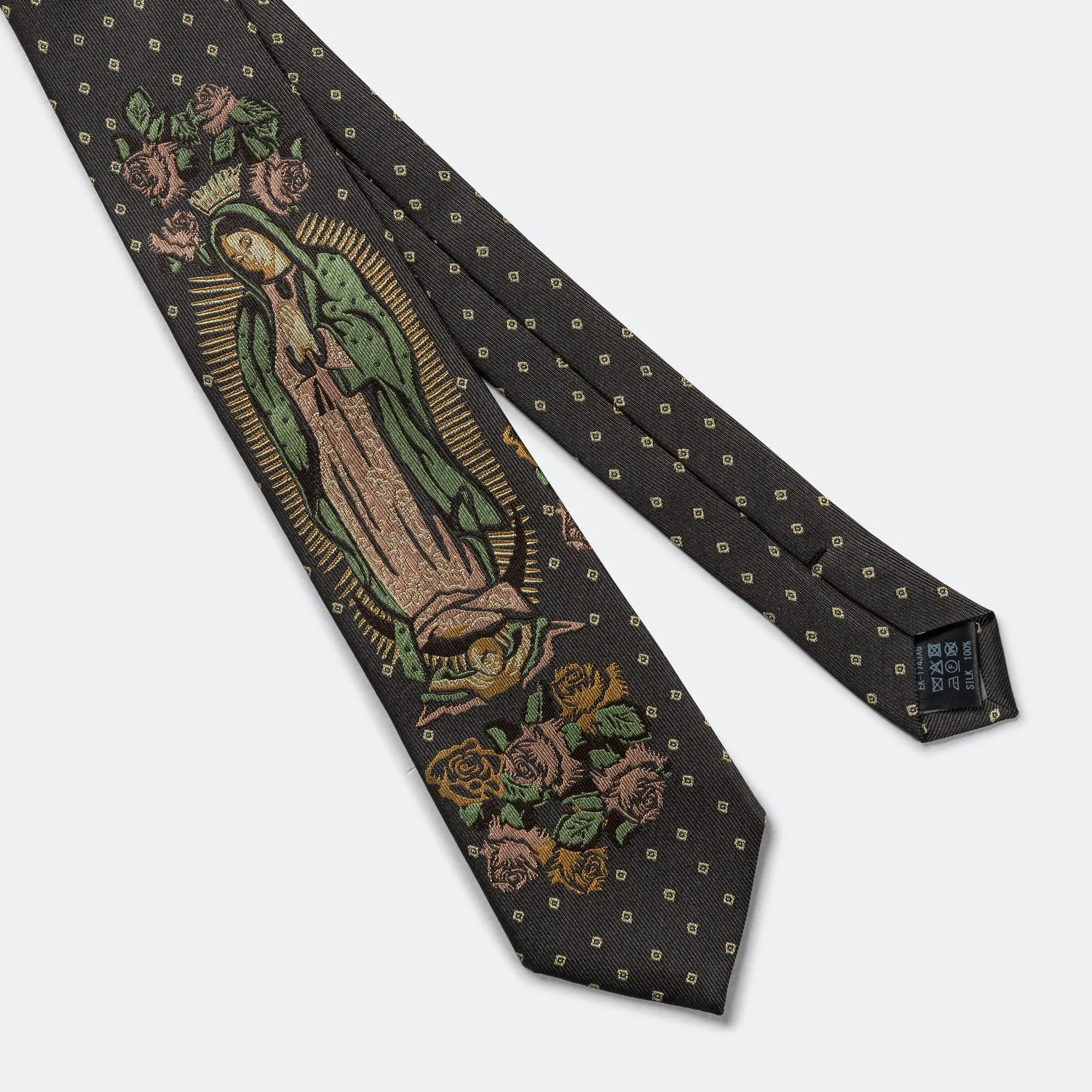 Silk Twill MARIA Tie - Black