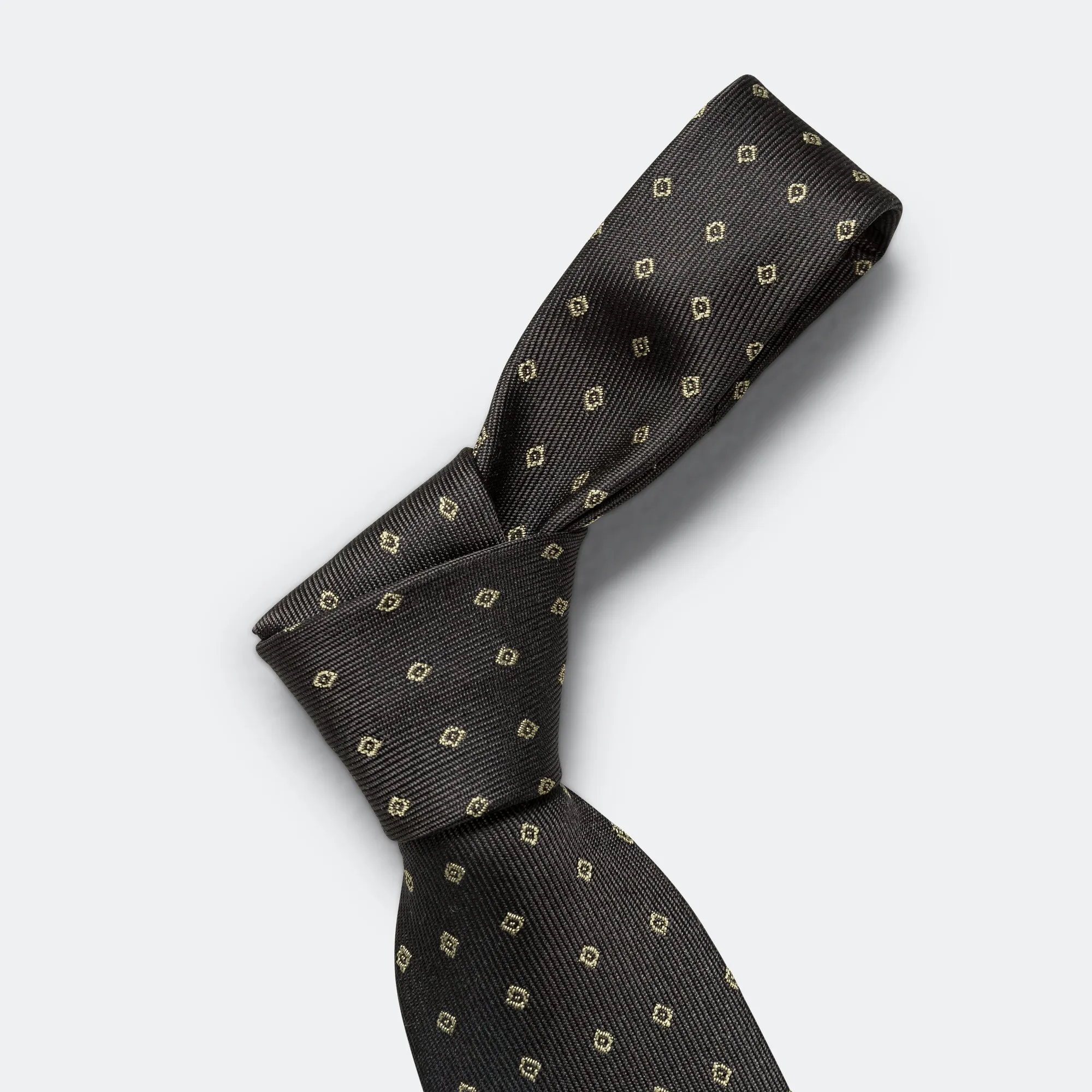 Silk Twill MARIA Tie - Black