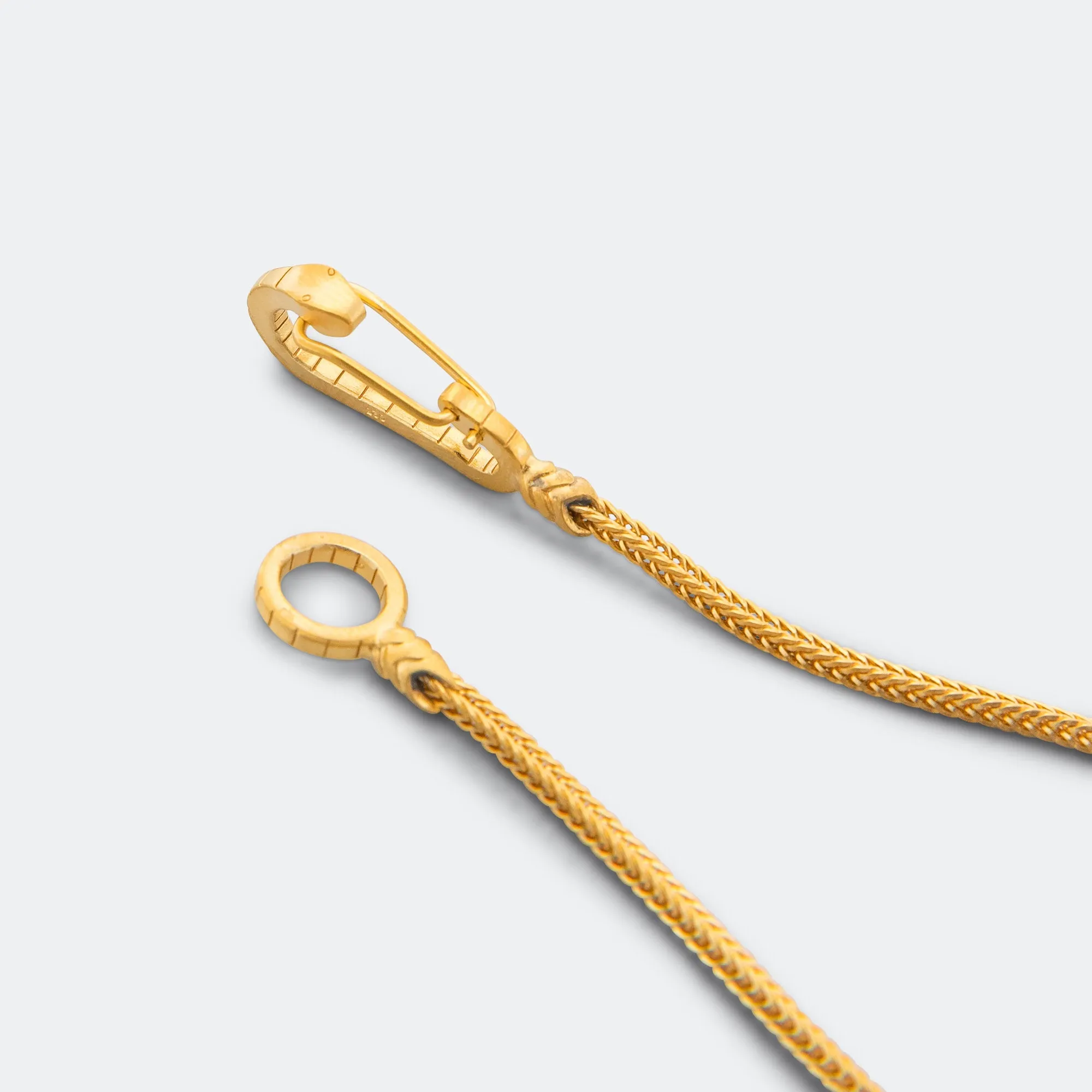 Snake Karabiner Bracelet - Gold Plating/925 Silver