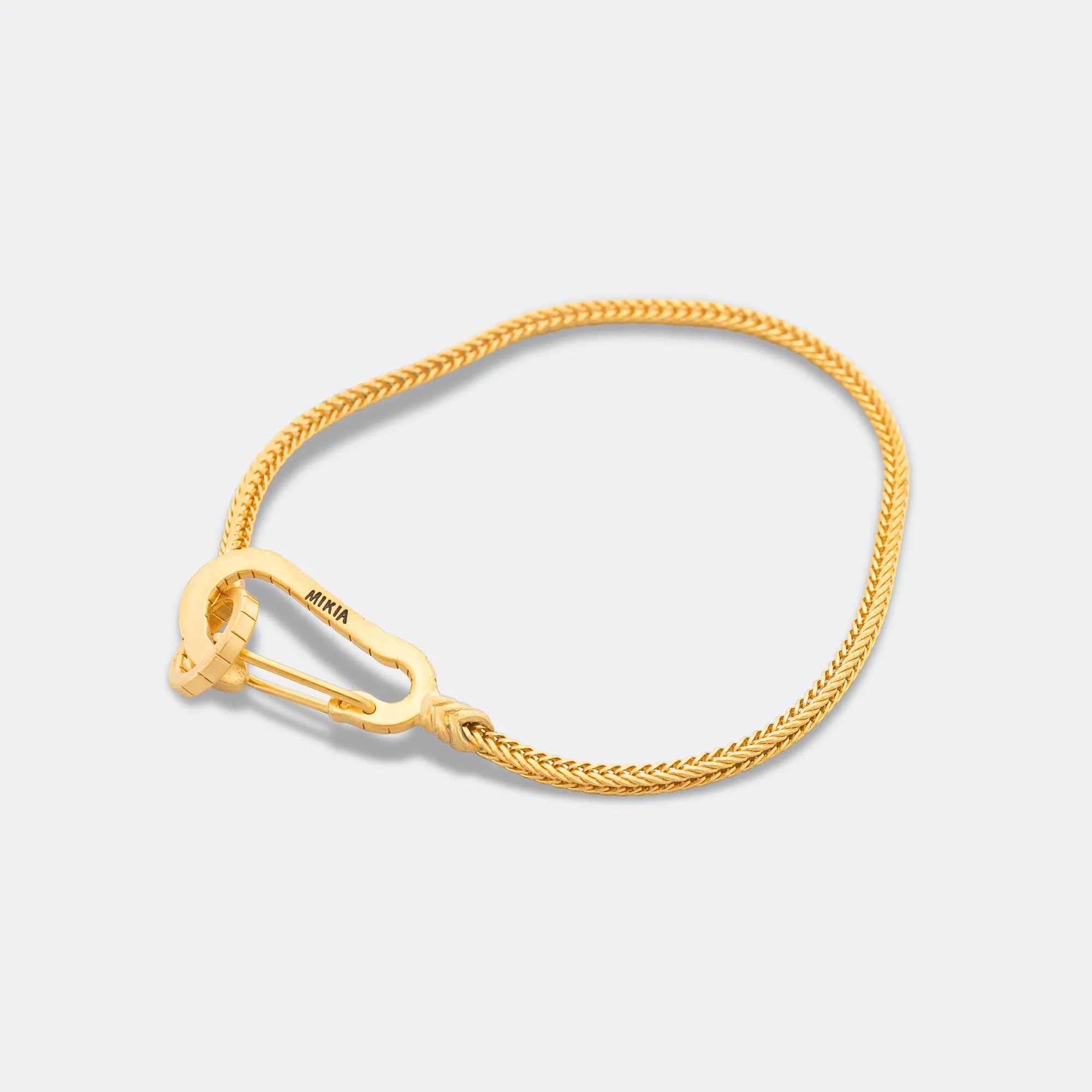 Snake Karabiner Bracelet - Gold Plating/925 Silver