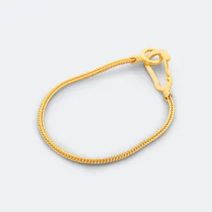 Snake Karabiner Bracelet - Gold Plating/925 Silver