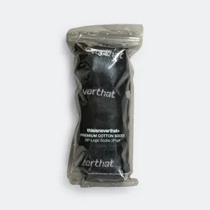 SP-Logo Socks 3Pack - Black