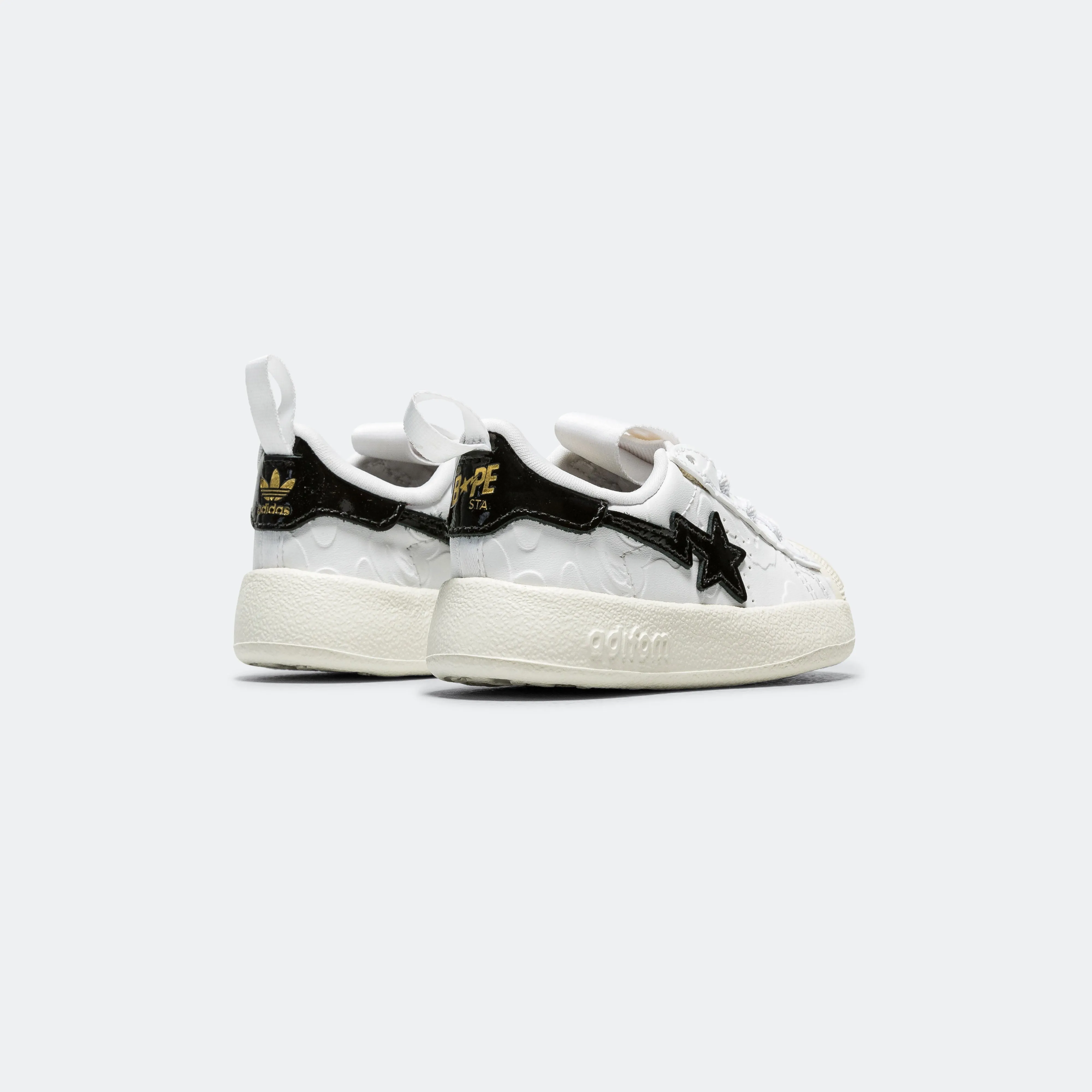 Superstar V BAPE 360 Toddler - Footwear White/Core Black-Gold Metallic