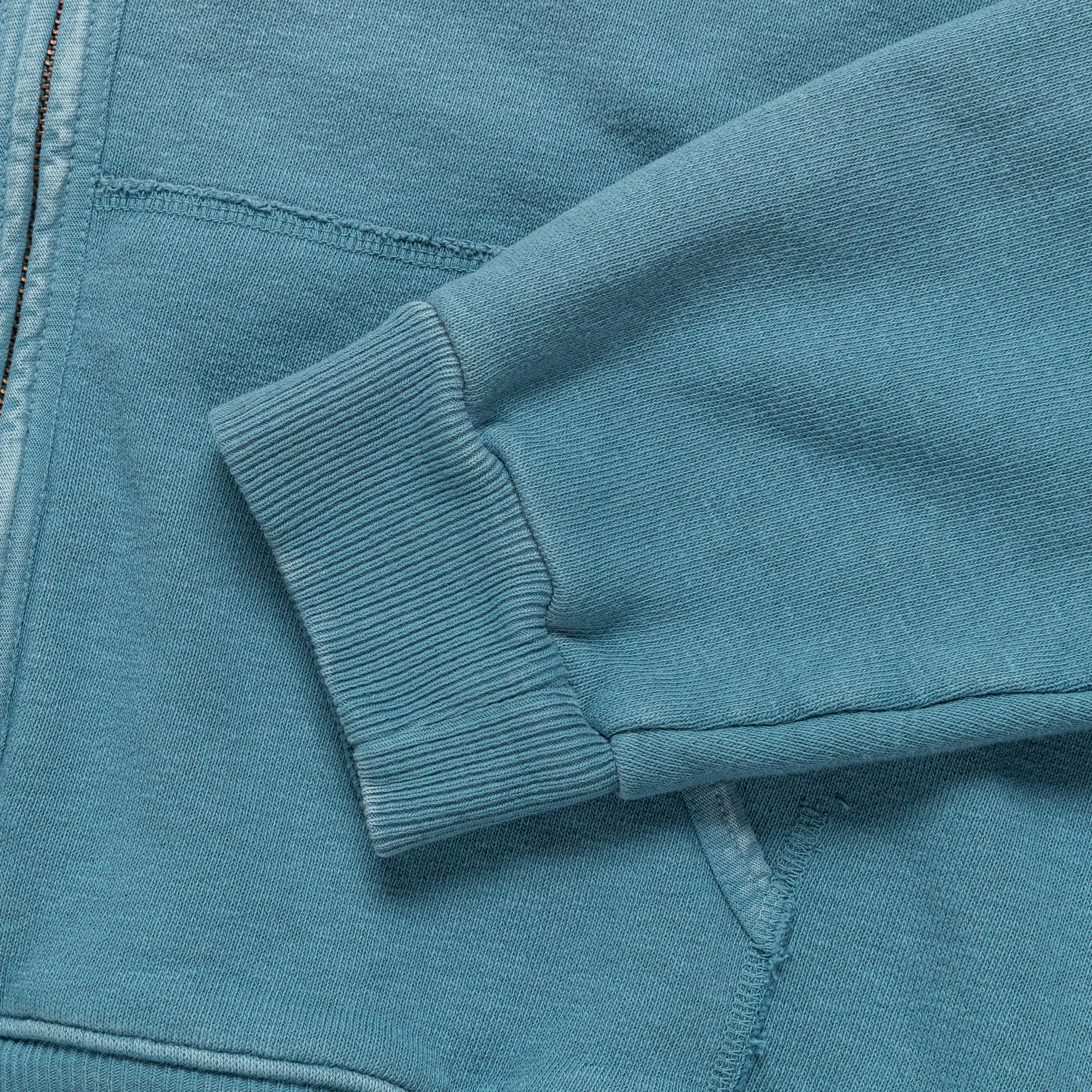 SWT Knit ZIP-UP GYM Parka - Turquoise