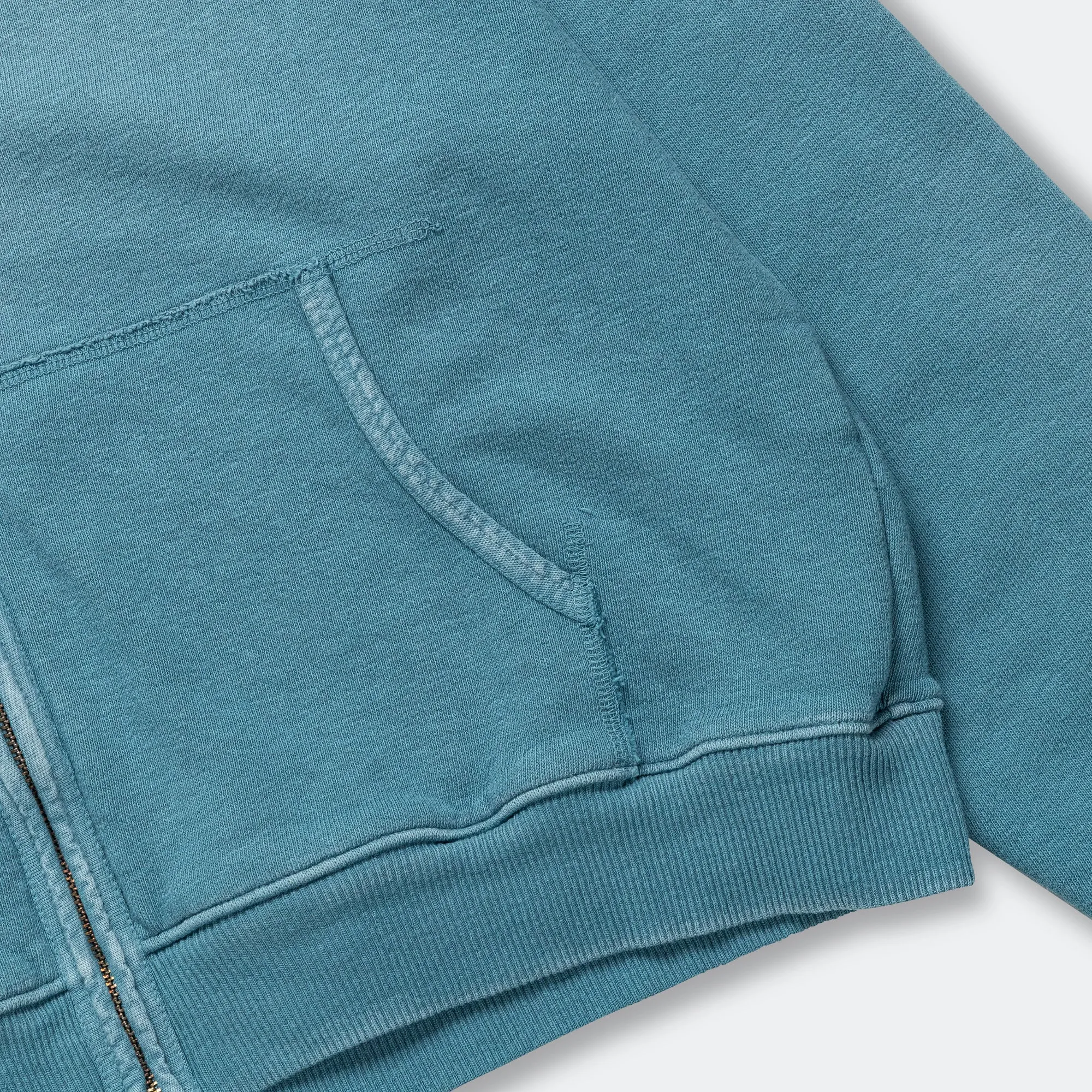 SWT Knit ZIP-UP GYM Parka - Turquoise