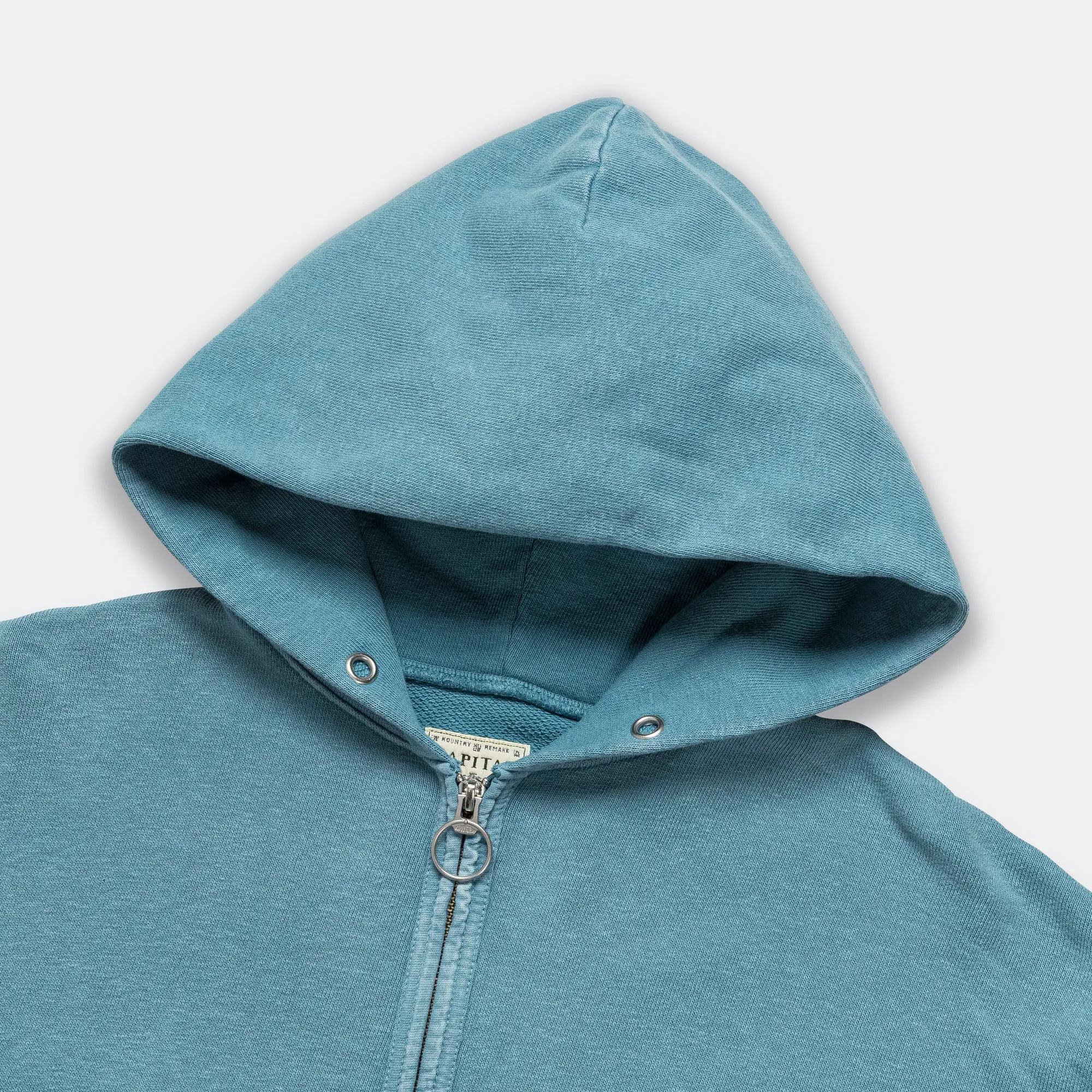 SWT Knit ZIP-UP GYM Parka - Turquoise