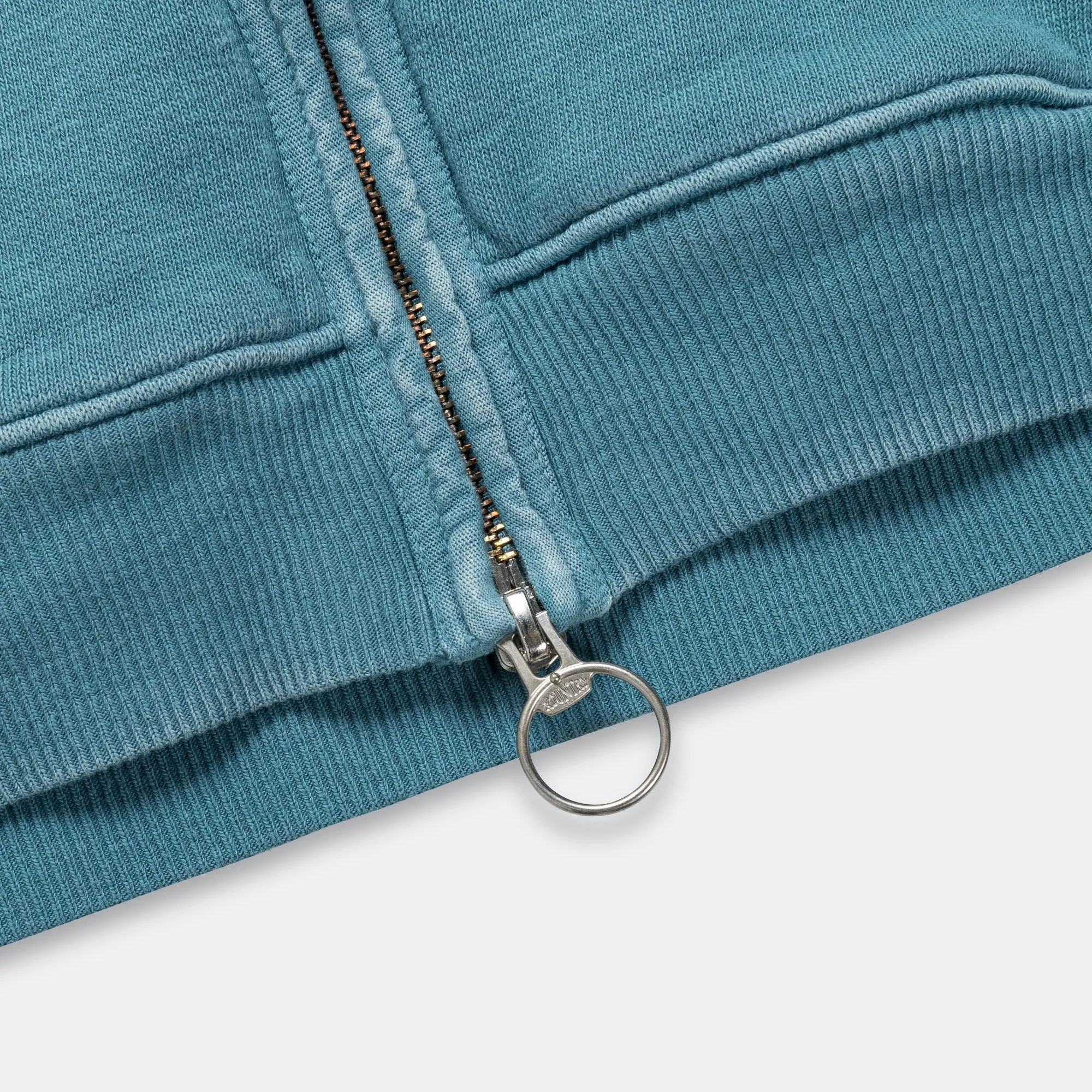 SWT Knit ZIP-UP GYM Parka - Turquoise