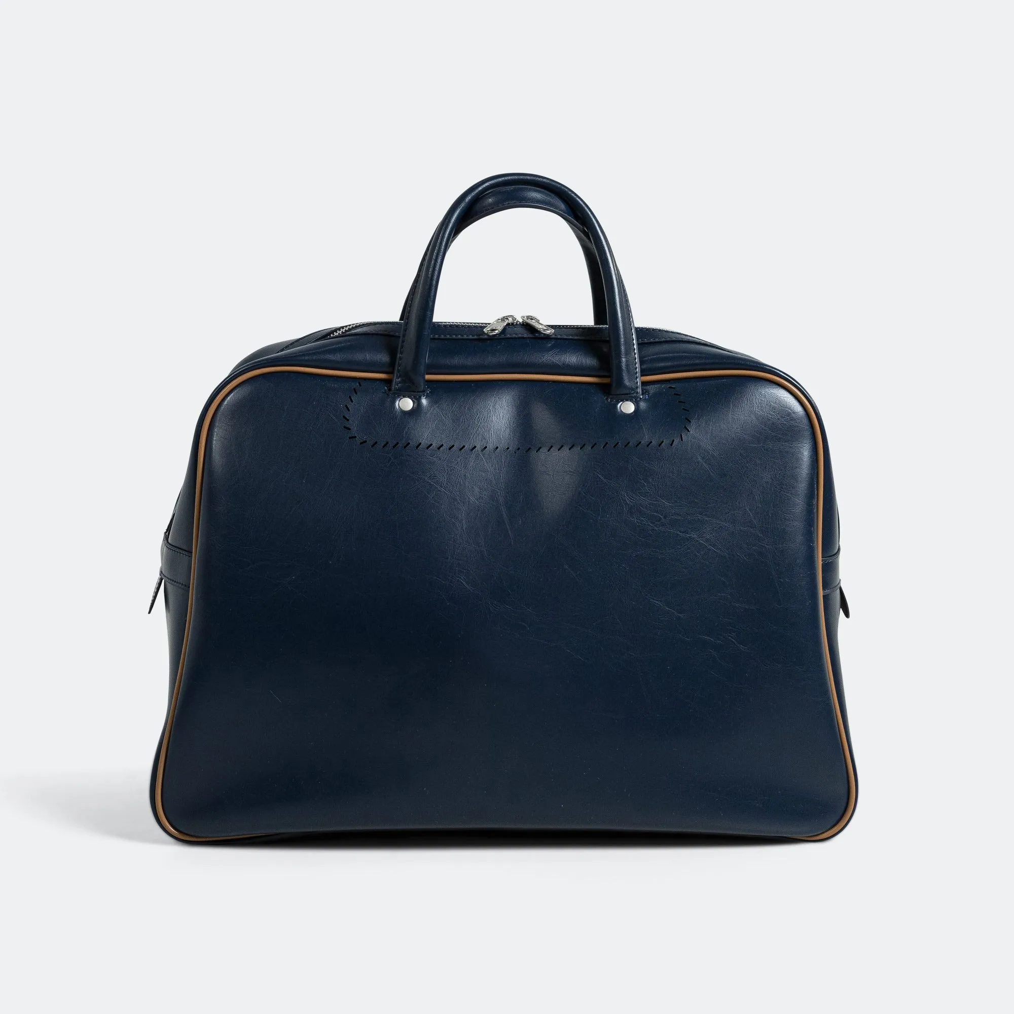 Tennis Airliner Bag x Brain Dead - Collegiate Navy/Brown Desert