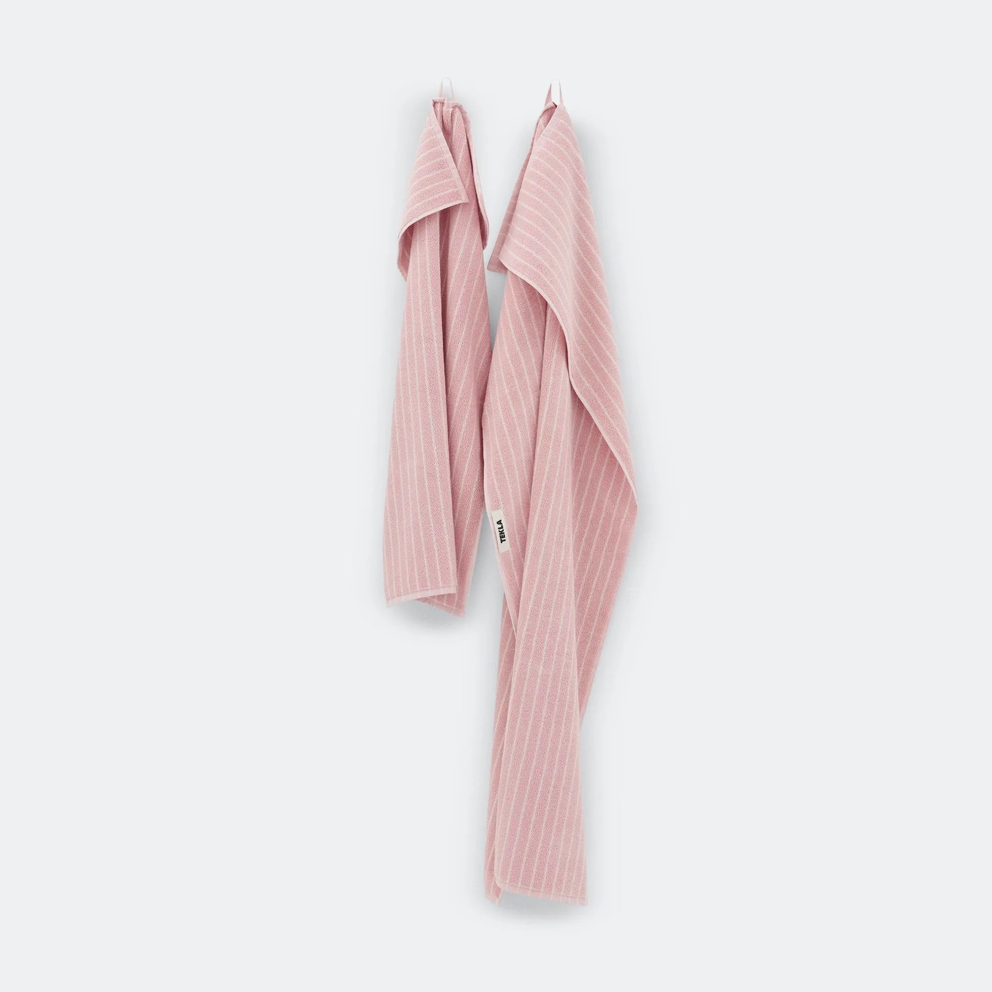 Terry Towel - Shaded Pink Stripes