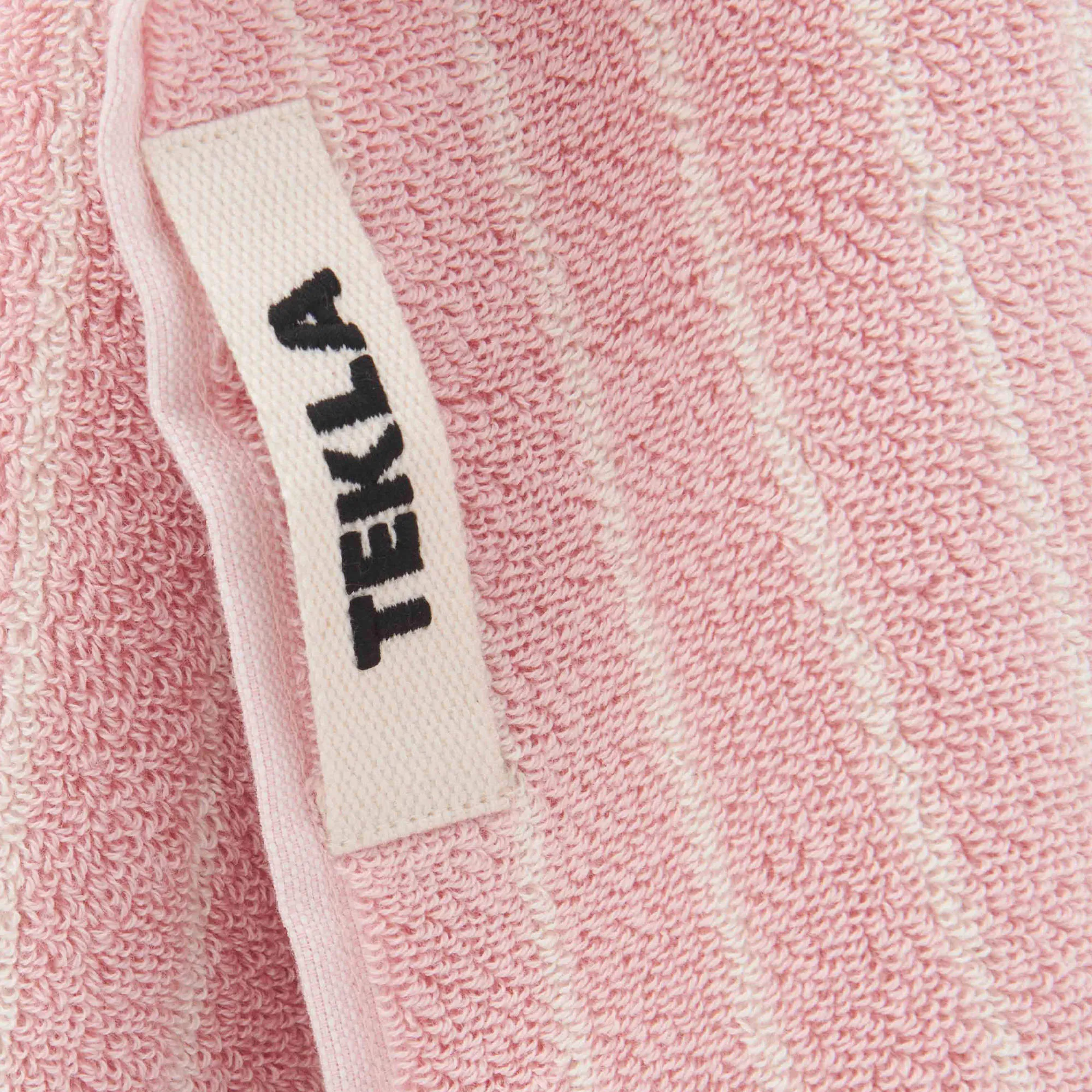 Terry Towel - Shaded Pink Stripes