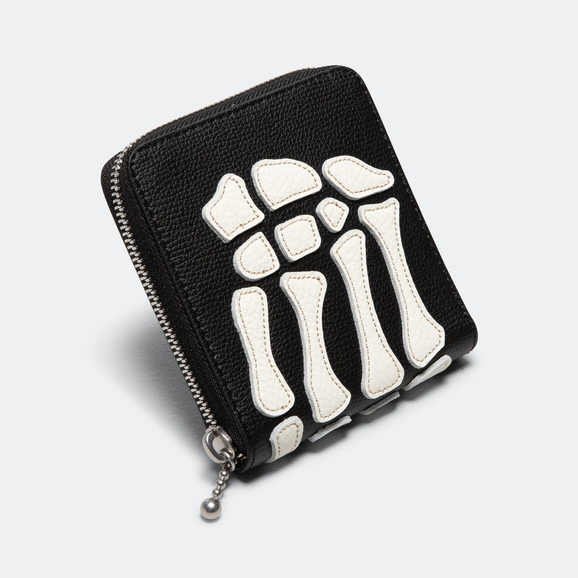 THUMB-UP BONE BAND ZIP Wallet - Black