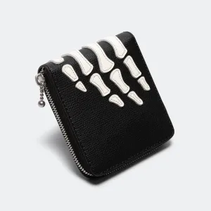 THUMB-UP BONE BAND ZIP Wallet - Black