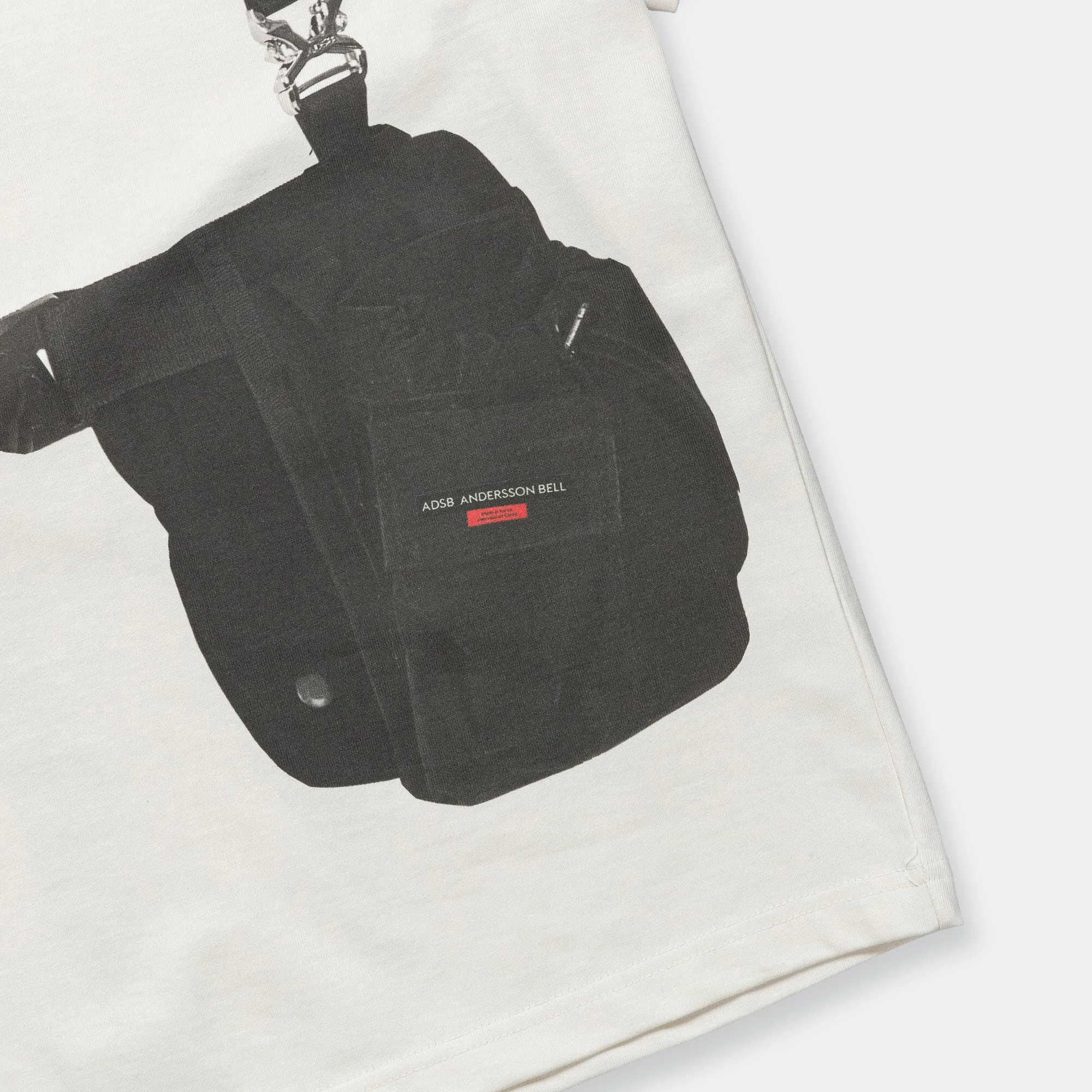 Utility Vest Trompe L'oeil T-Shirt - White