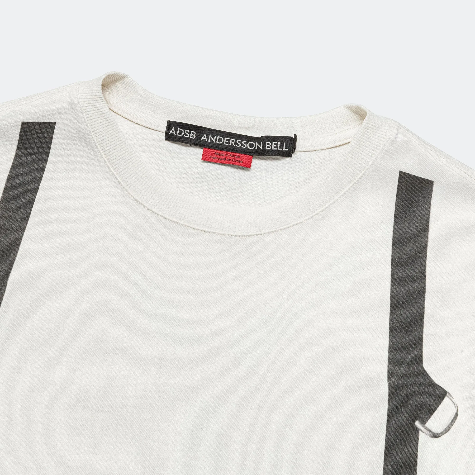 Utility Vest Trompe L'oeil T-Shirt - White