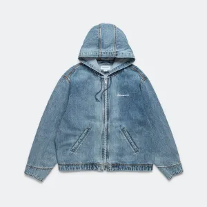 Washed Carpenter Jacket - Blue