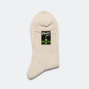 WASHI Short Rib Socks - Natural