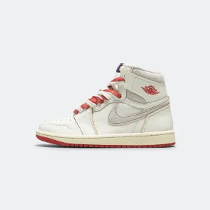Womens Air Jordan 1 High OG - Sail/Cinnabar-Light Bone