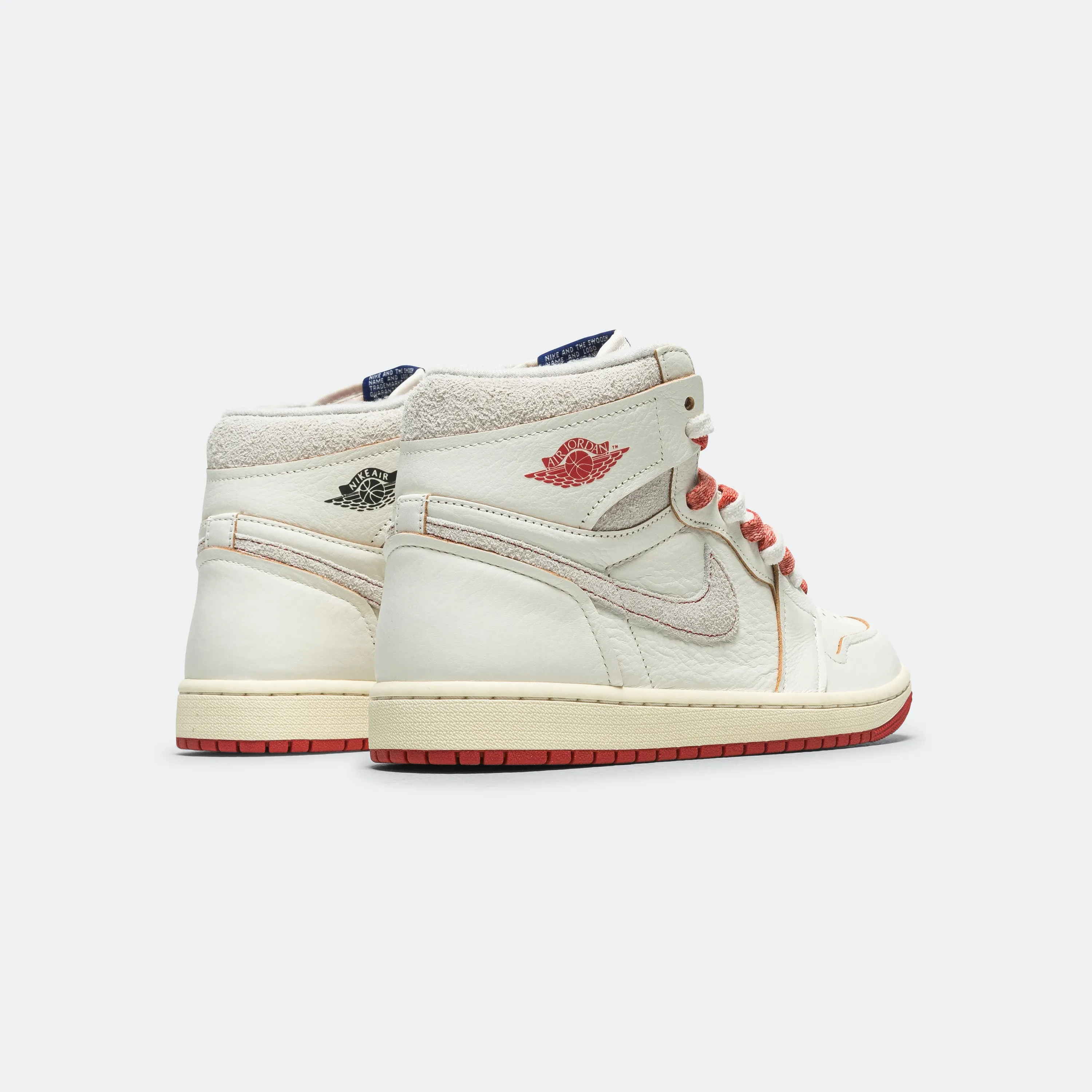 Womens Air Jordan 1 High OG - Sail/Cinnabar-Light Bone
