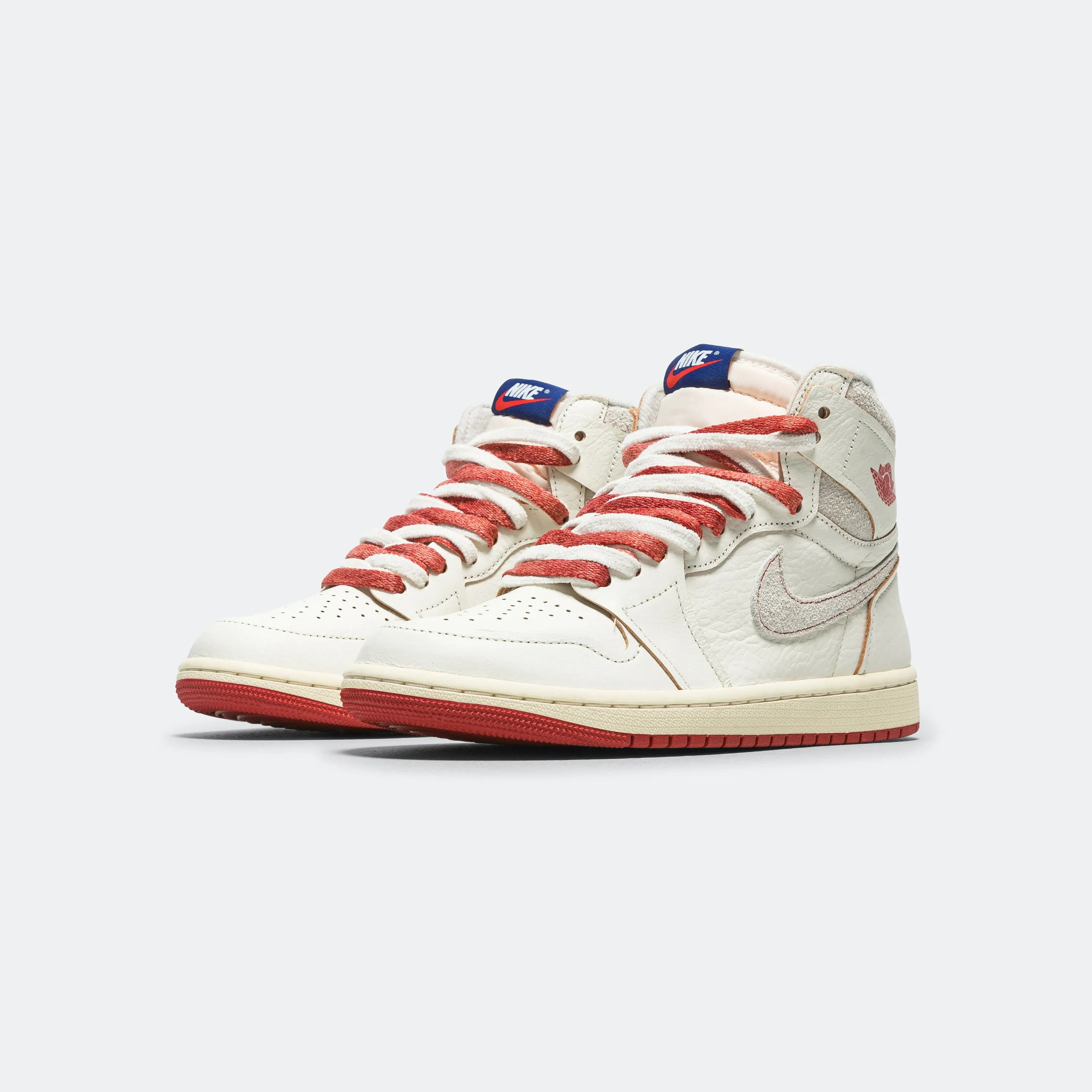 Womens Air Jordan 1 High OG - Sail/Cinnabar-Light Bone