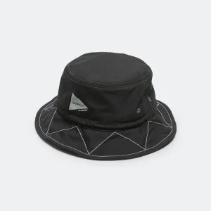 ZigZag Stitch Hat x and wander - Black