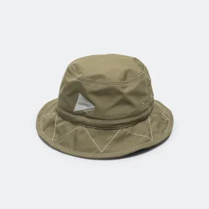 ZigZag Stitch Hat x and wander - Khaki