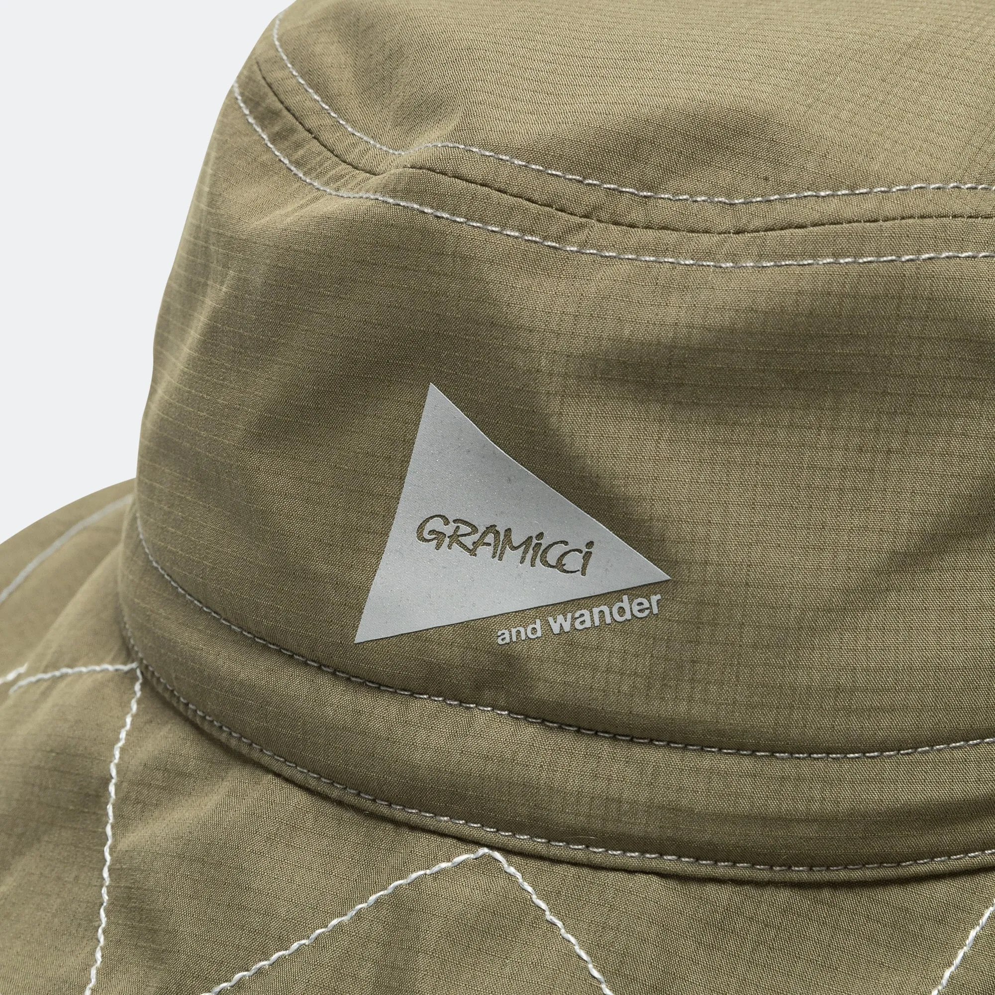 ZigZag Stitch Hat x and wander - Khaki
